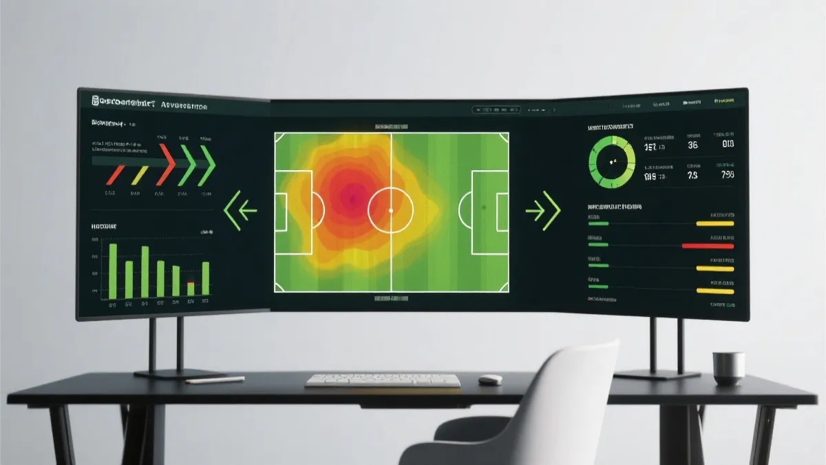 战术分析与数据可视化：热区图与阵型示意